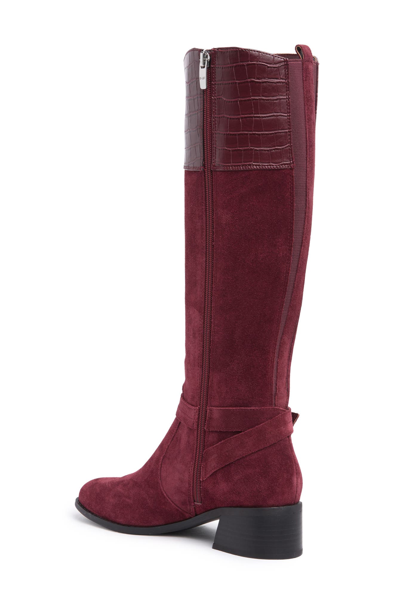 suede riding boot