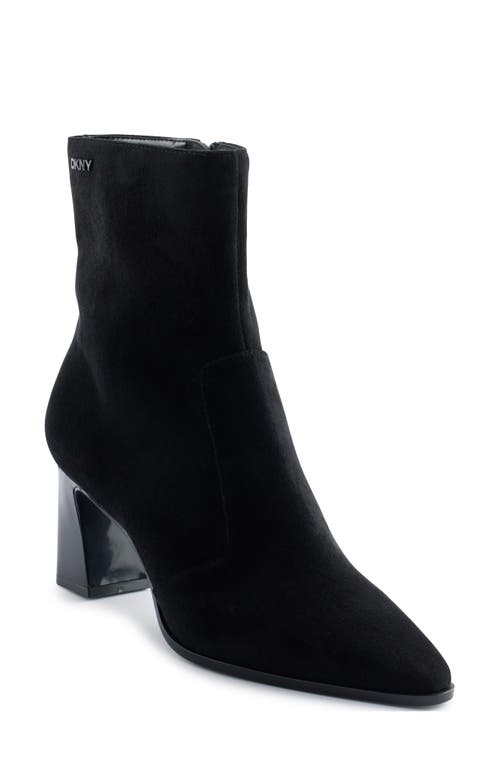 Dkny Sunny Pointed Toe Bootie In Black