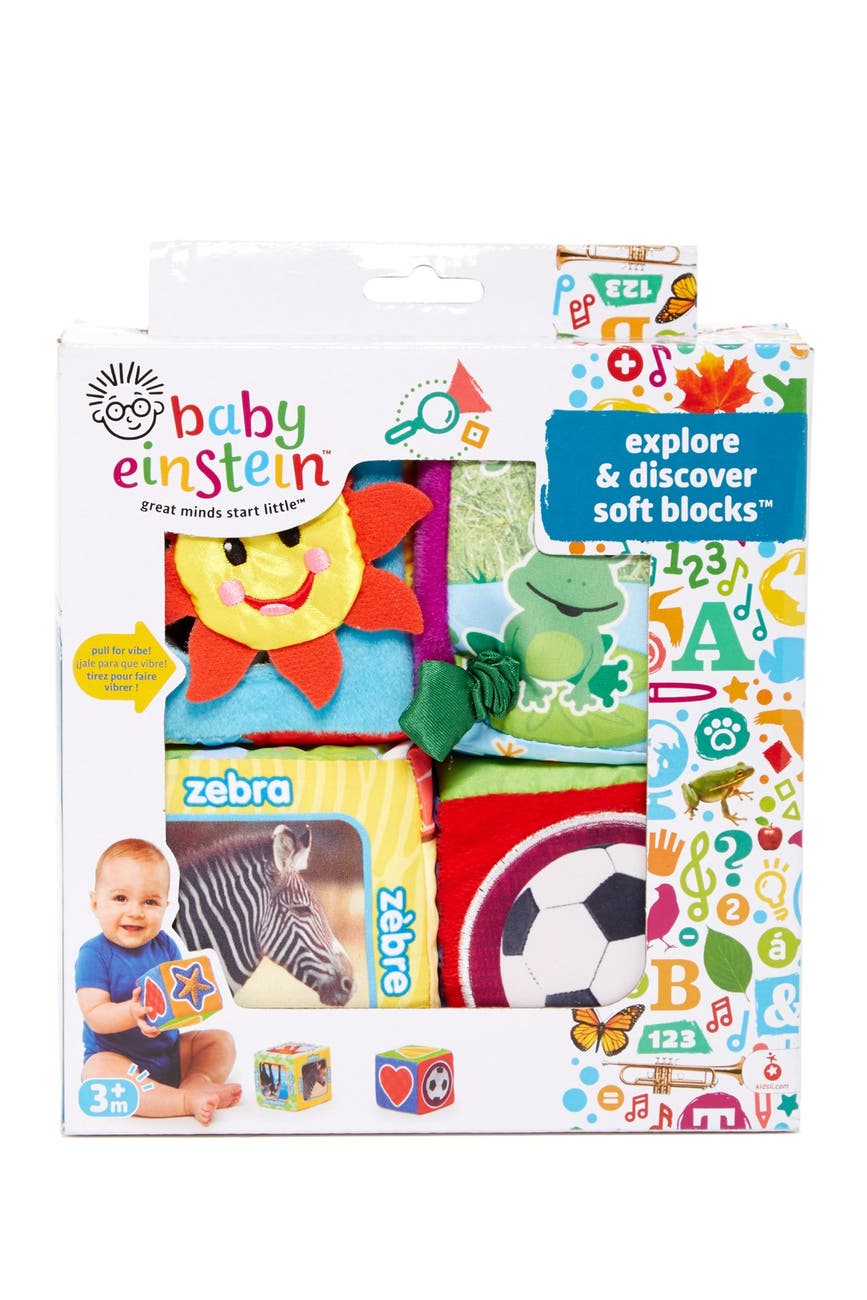 baby einstein explore and discover soft block toys