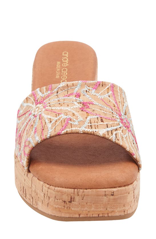 Shop Andre Assous Cypress Slide Sandal In Multi Floral