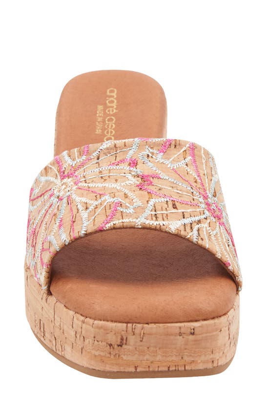 Andre Assous Cypress Slide Sandal In Multi Floral