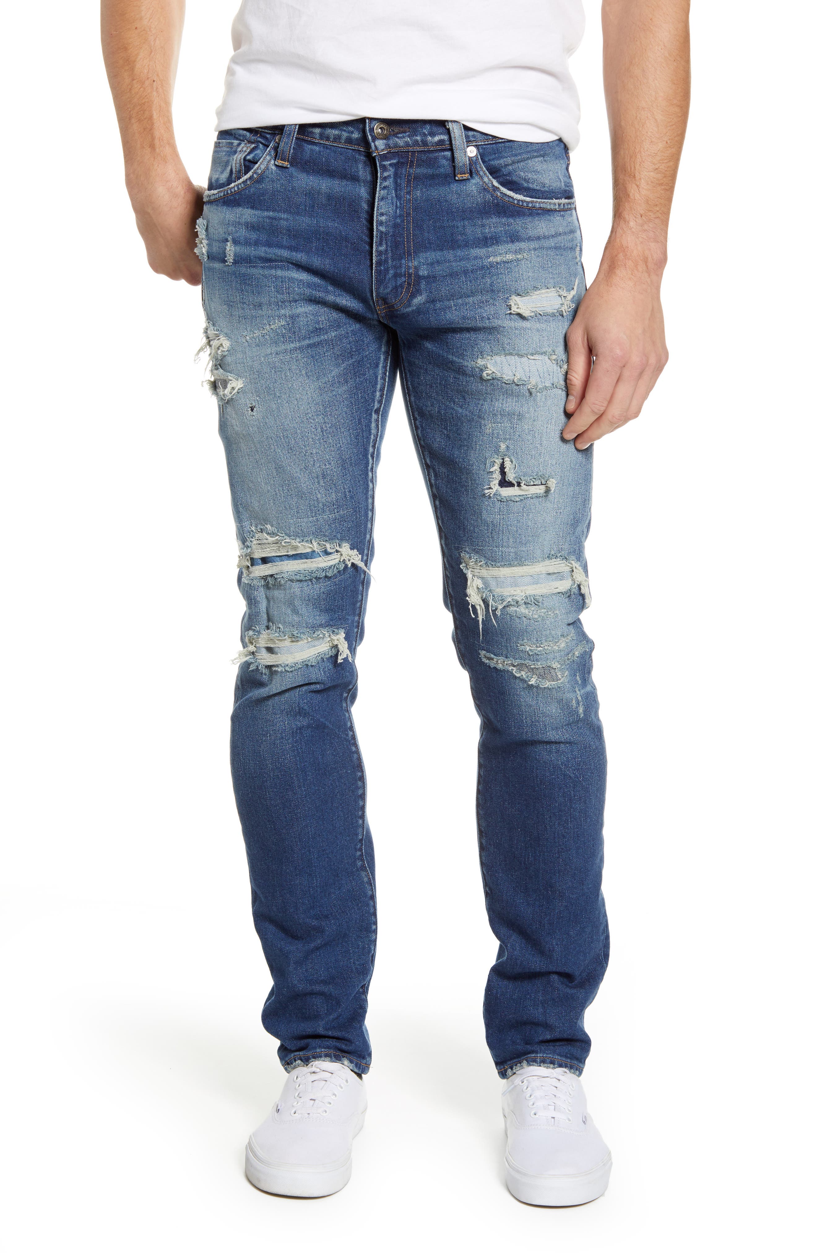 ripped levis 511