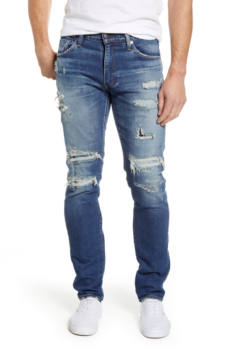 Levi's® Made & Crafted 511™ Ripped Slim Fit Jeans (Alton) | Nordstrom