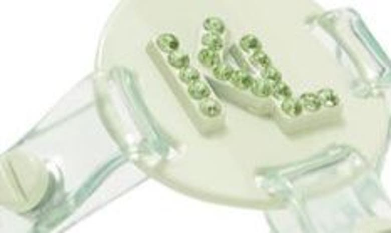 Karl Lagerfeld Wylda Clear Sandal In Mint Julep