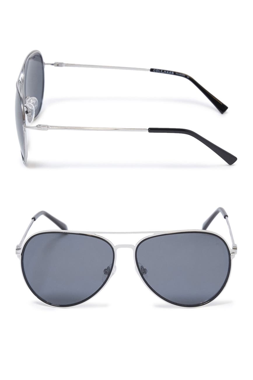 Cole Haan 60mm TwoTone Aviator Sunglasses Nordstrom Rack