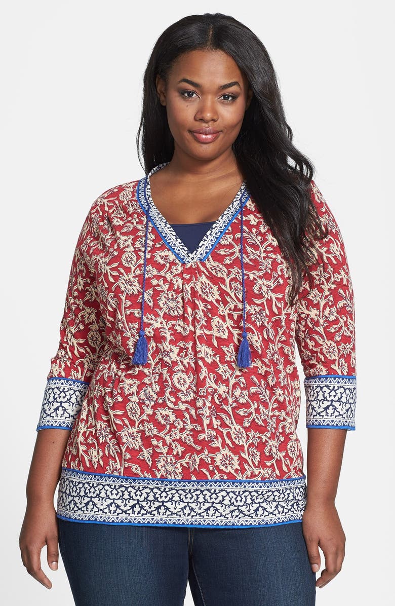 Lucky Brand 'Anderson' Print Top (Plus Size) | Nordstrom