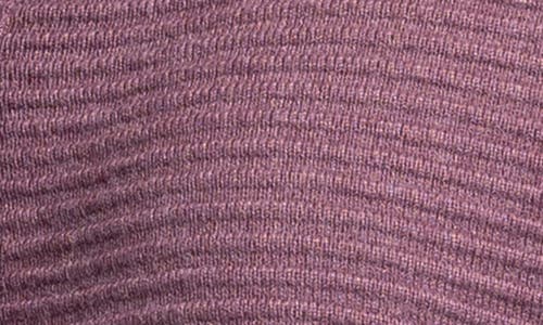 Thread & Supply Merrick Snap Placket Top In Eggplant Heather