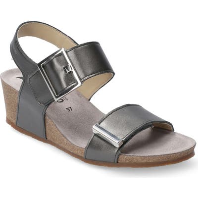 Mephisto Morgana Wedge Sandal, Grey