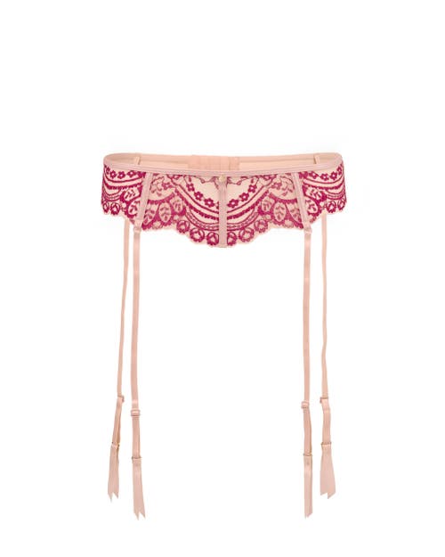 Shop Adore Me Paloma Garter Lingerie In Medium Pink