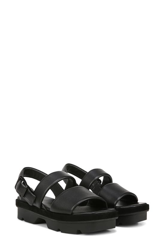 Shop Vince Bowie Lug Sandal In Black