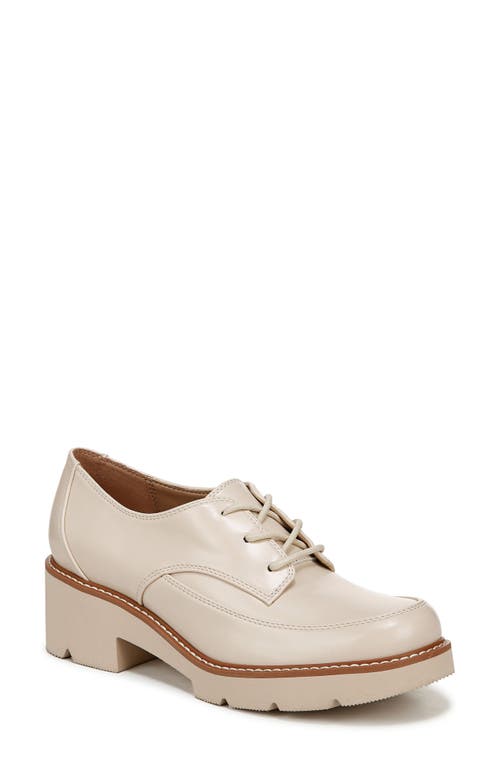 Naturalizer Darry Lace-Up Derby Porcelain Faux Leather at Nordstrom,