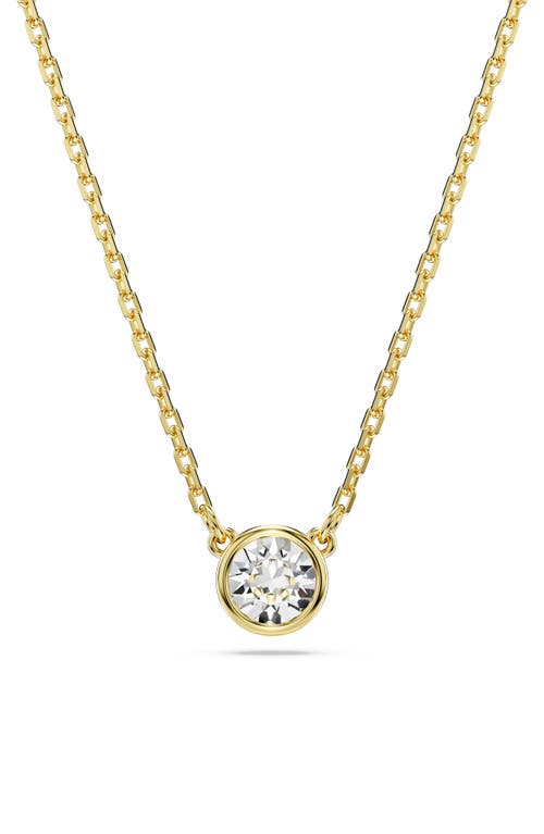 SWAROVSKI SWAROVSKI IMBER CRYSTAL PENDANT NECKLACE