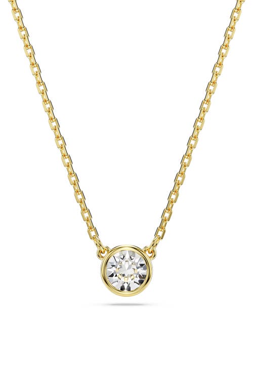 Shop Swarovski Imber Crystal Pendant Necklace In Gold