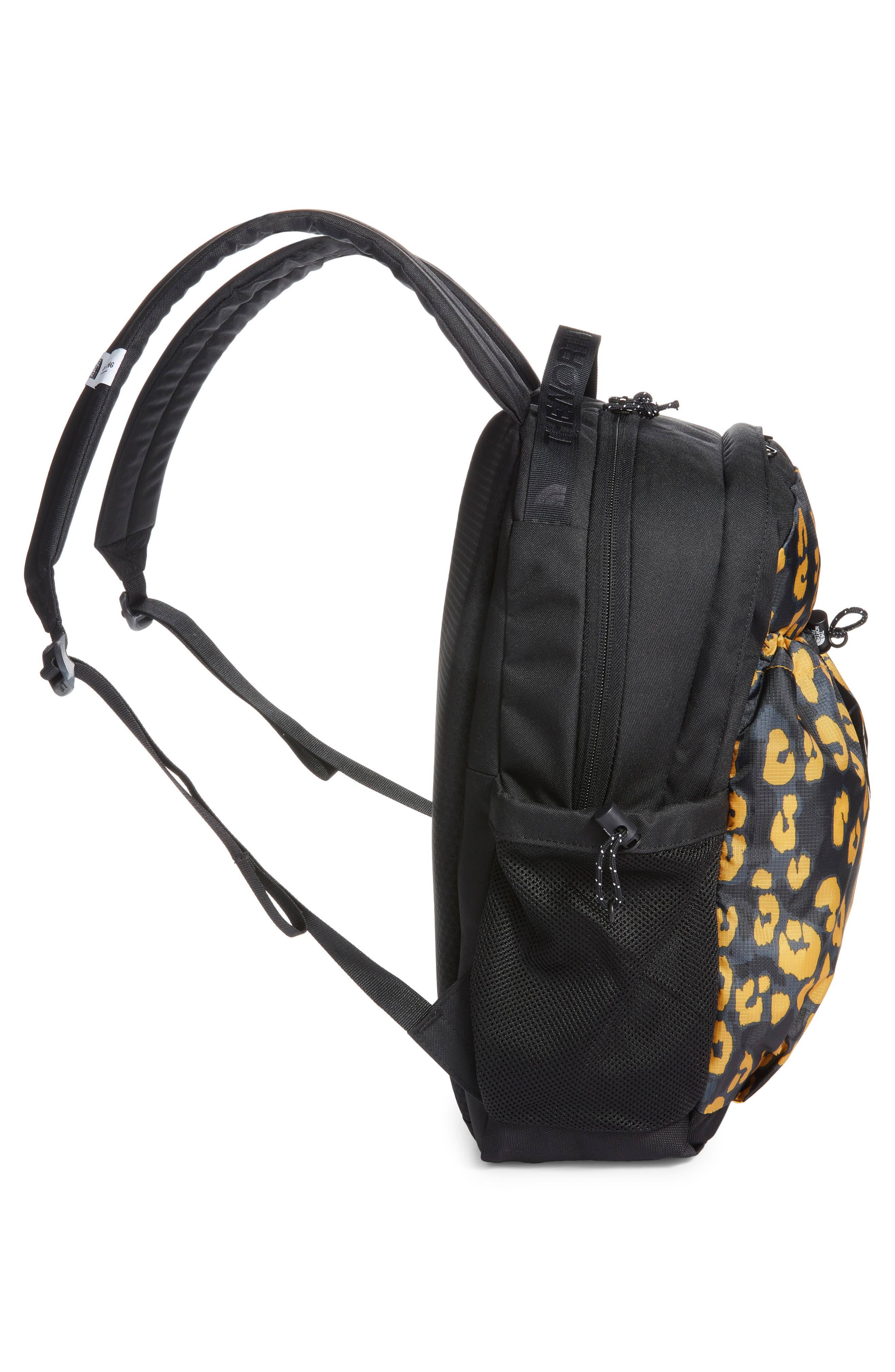 leopard print rucksack north face