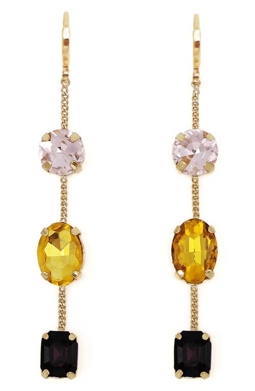 Petit Moments Alice Linear Drop Earrings in Golden at Nordstrom