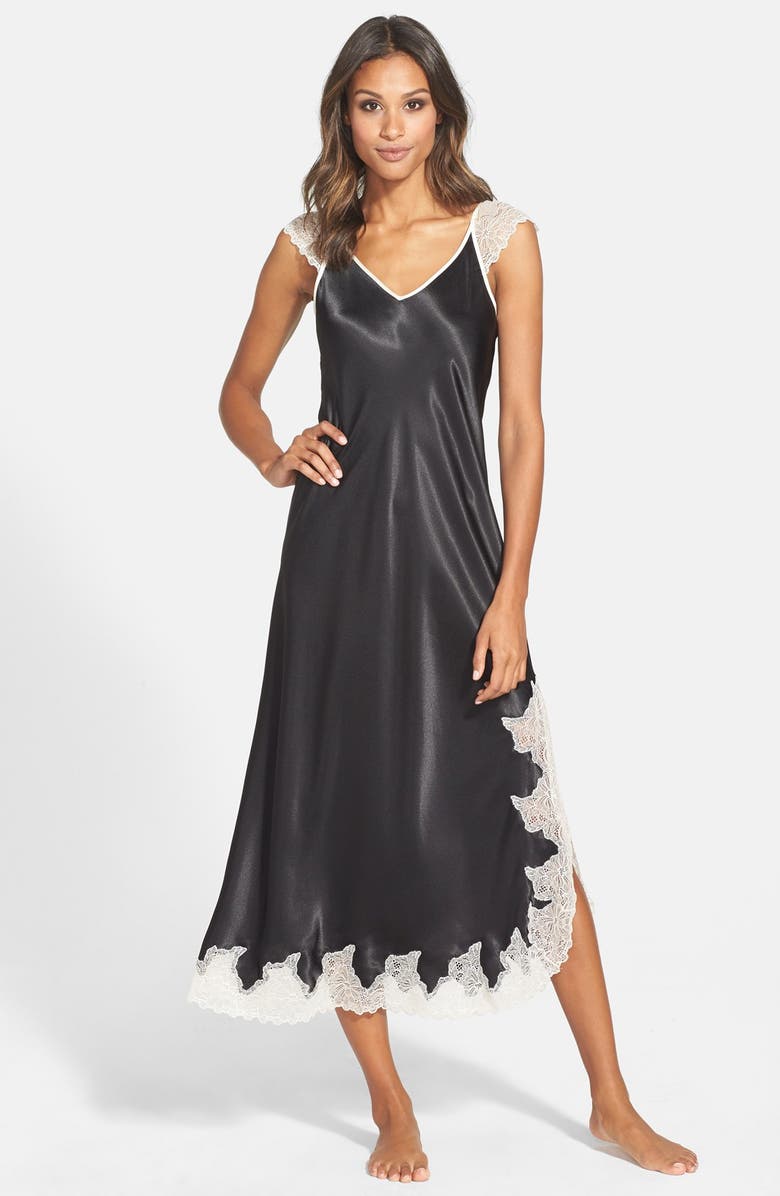 Oscar de la Renta Sleepwear 'Lace Luster' Nightgown | Nordstrom