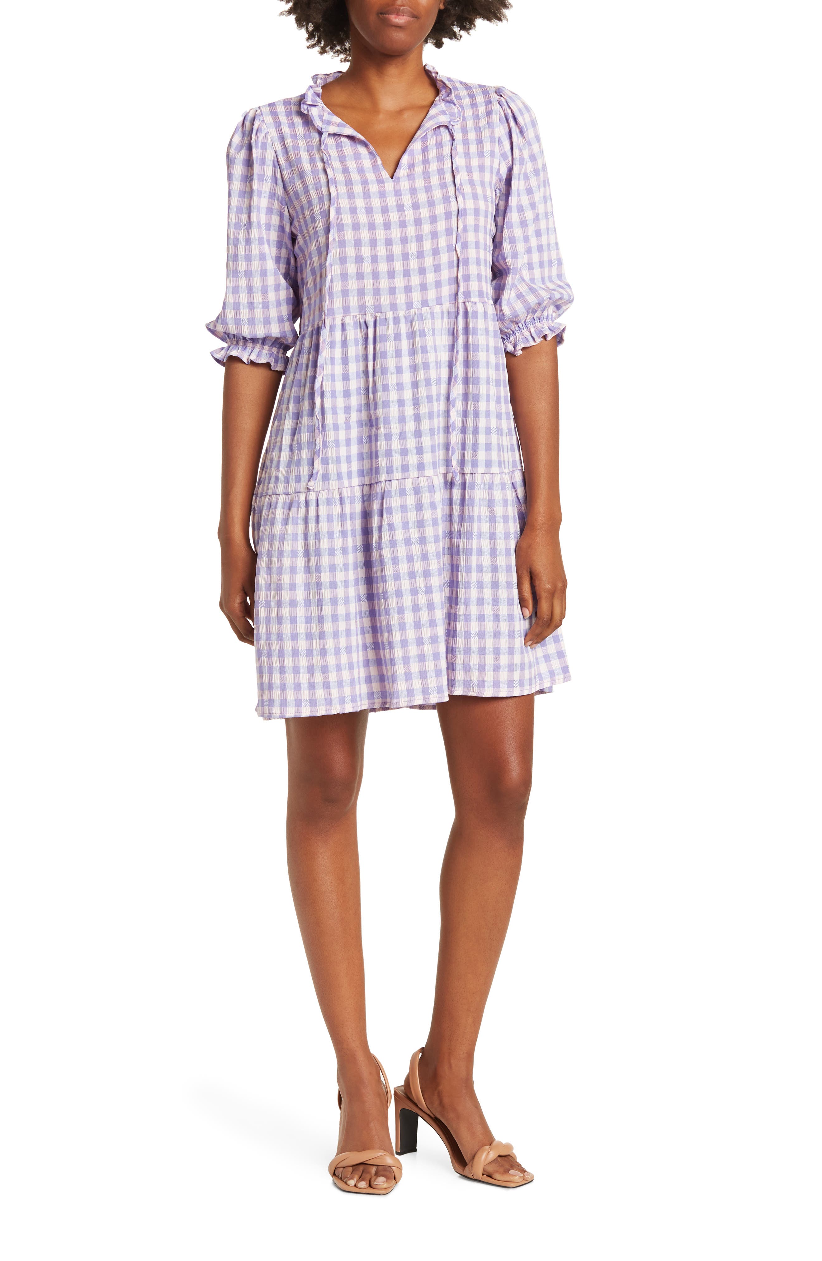 Purple Long Sleeve Dresses for Women 