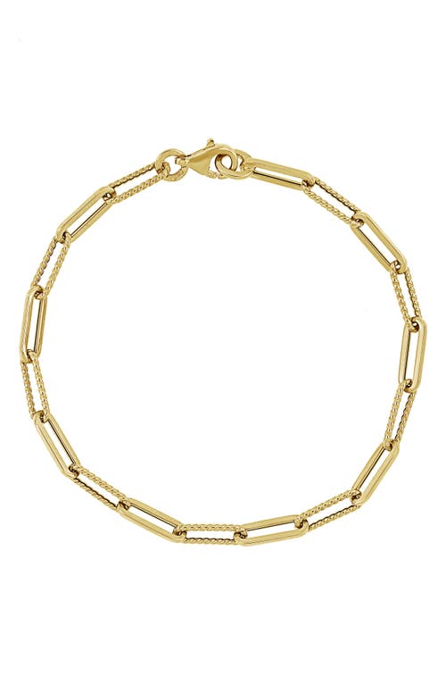 Bony Levy 14K Gold Alternative Link Bracelet in 14K Yellow Gold at Nordstrom, Size 7