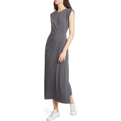 Club Monaco Pleat Detail Knit Dress, Grey