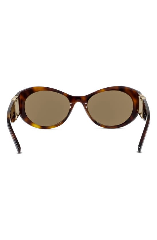 Shop Givenchy 4g 63mm Oversize Cat Eye Sunglasses In Blonde Havana / Brown