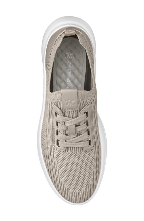 Shop Johnston & Murphy Escape Knit Sneaker In Taupe Knit