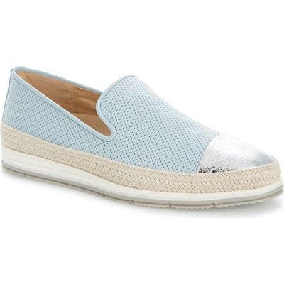Vaneli Qalila Perforated Cap Toe Loafer, Blue
