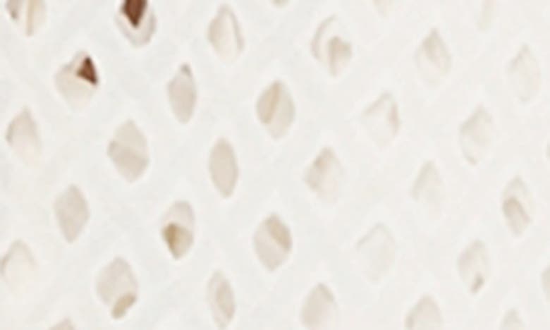 Shop Agua Bendita Chrissy Kai Paillette Sheer Linen Blend Eyelet Cover-up Tunic In White