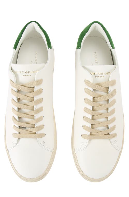 Shop Kurt Geiger London Lennon Low Top Sneaker In White