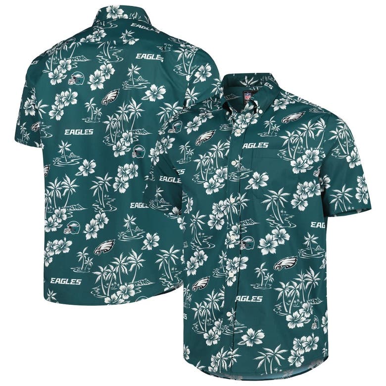 Reyn Spooner Midnight Green Philadelphia Eagles Kekai Button-up Shirt
