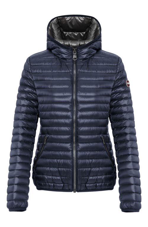 COLMAR Hooded Water Repellent Down Recycled Nylon Puffer Jacket Steel at Nordstrom, Us