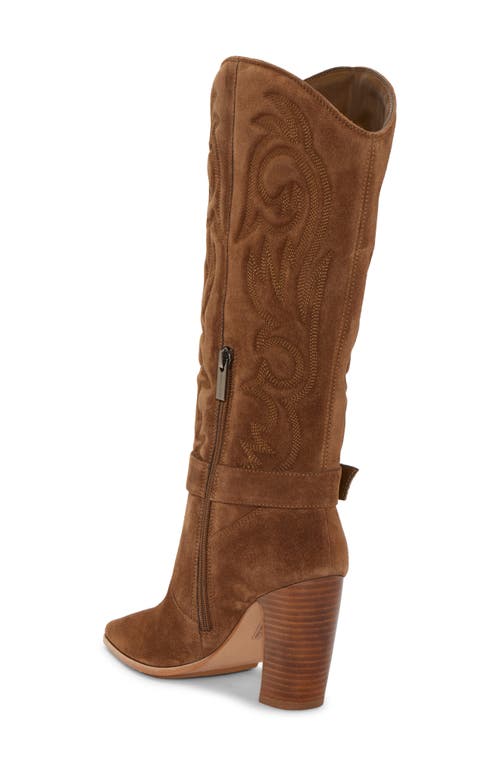 Shop Vince Camuto Biancaa Pointed Toe Western Boot In Reishi