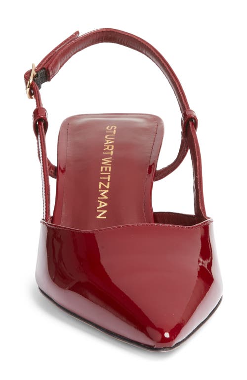 Shop Stuart Weitzman Vinnie 50 Slingback Pump In Rosewood