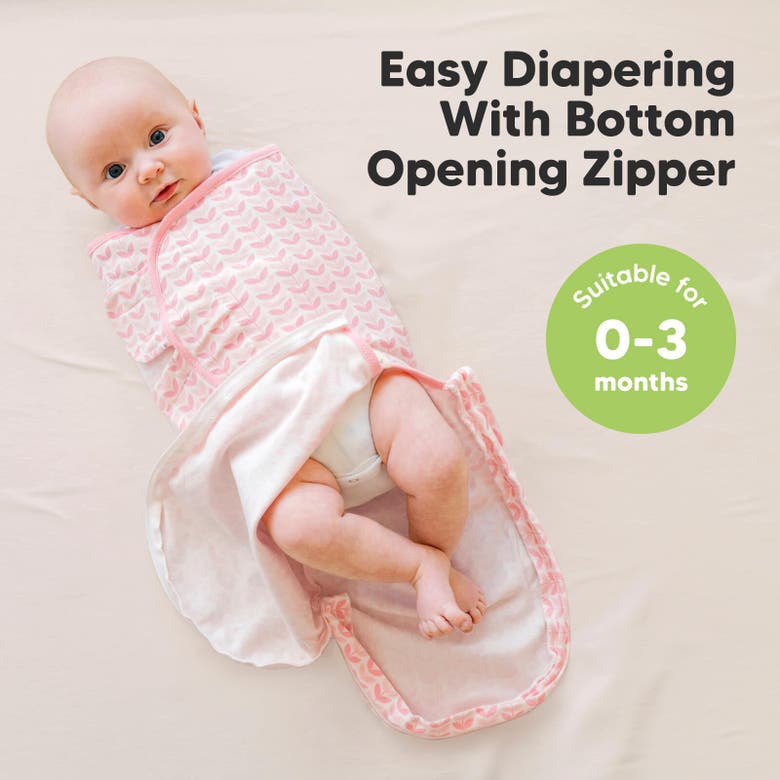 Shop Keababies 3-pack Soothe Zippy Swaddle Wrap In Blossom