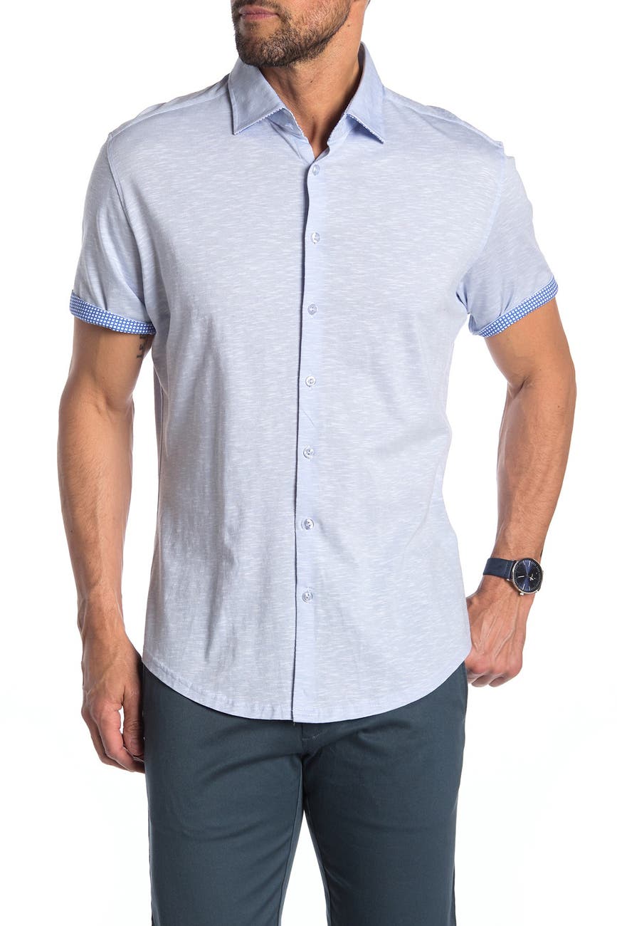 Stone Rose | Short Sleeve Regular Fit Woven Shirt | Nordstrom Rack