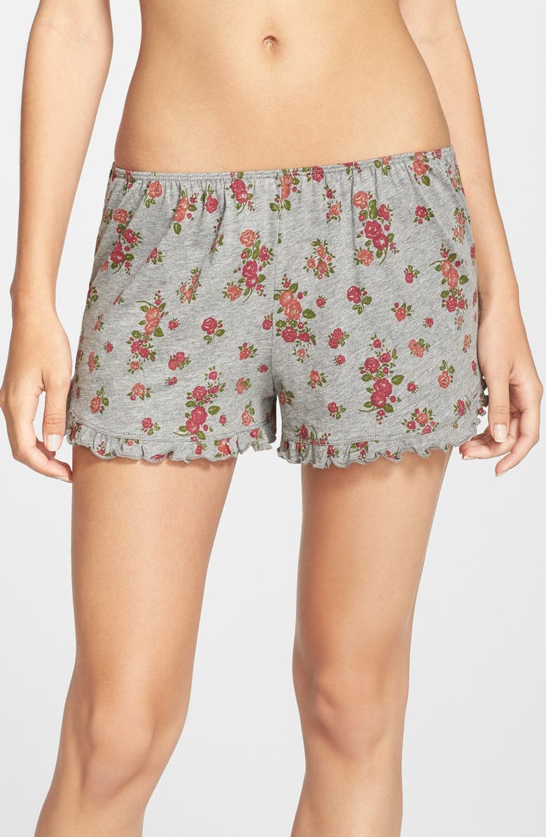 Make + Model Ruffle Knit Shorts Nordstrom
