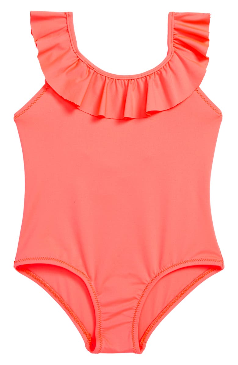Milly Minis Ruffle One-Piece Swimsuit (Toddler Girls, Little Girls ...