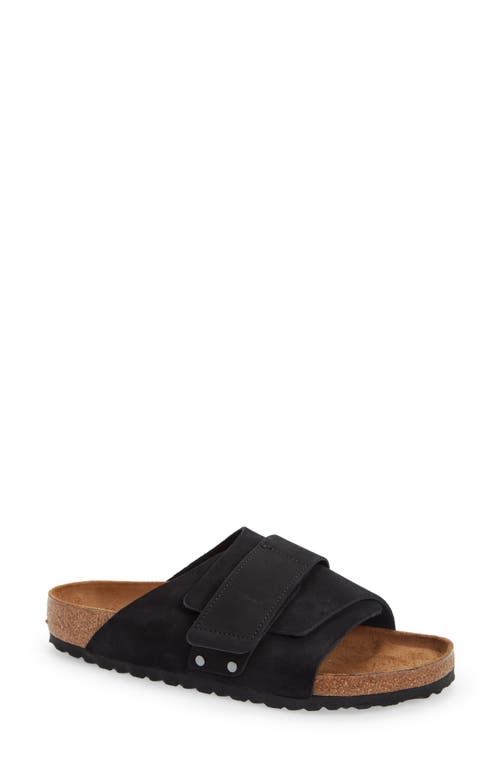 Birkenstock Kyoto Slide Sandal in Black Black