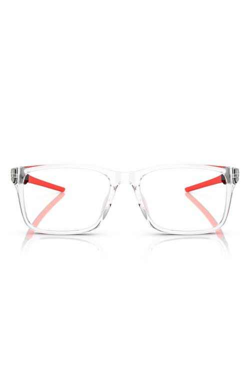Scuderia Ferrari 56mm Square Optical Glasses In Crystal