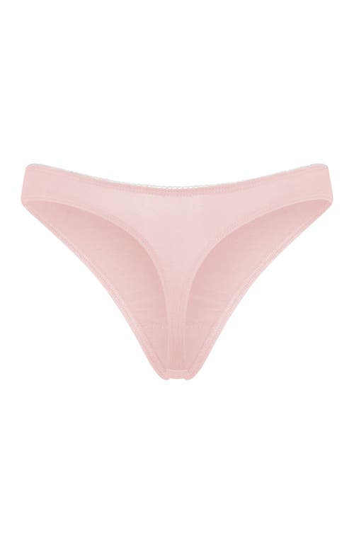 Shop Rat Boi Low Rise Thong In Petal