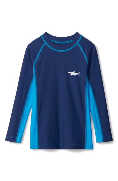 Hatley Kids' Ocean Long Sleeve Rashguard in Blue