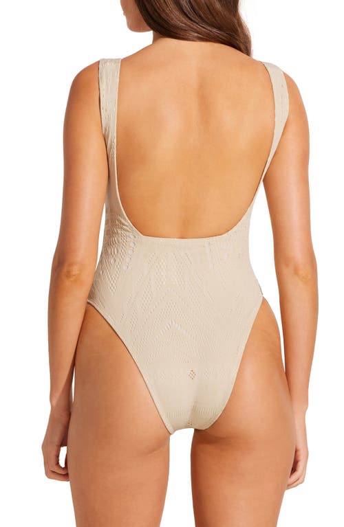 Shop Vitamin A ® Mika One-piece Swimsuit In Natural