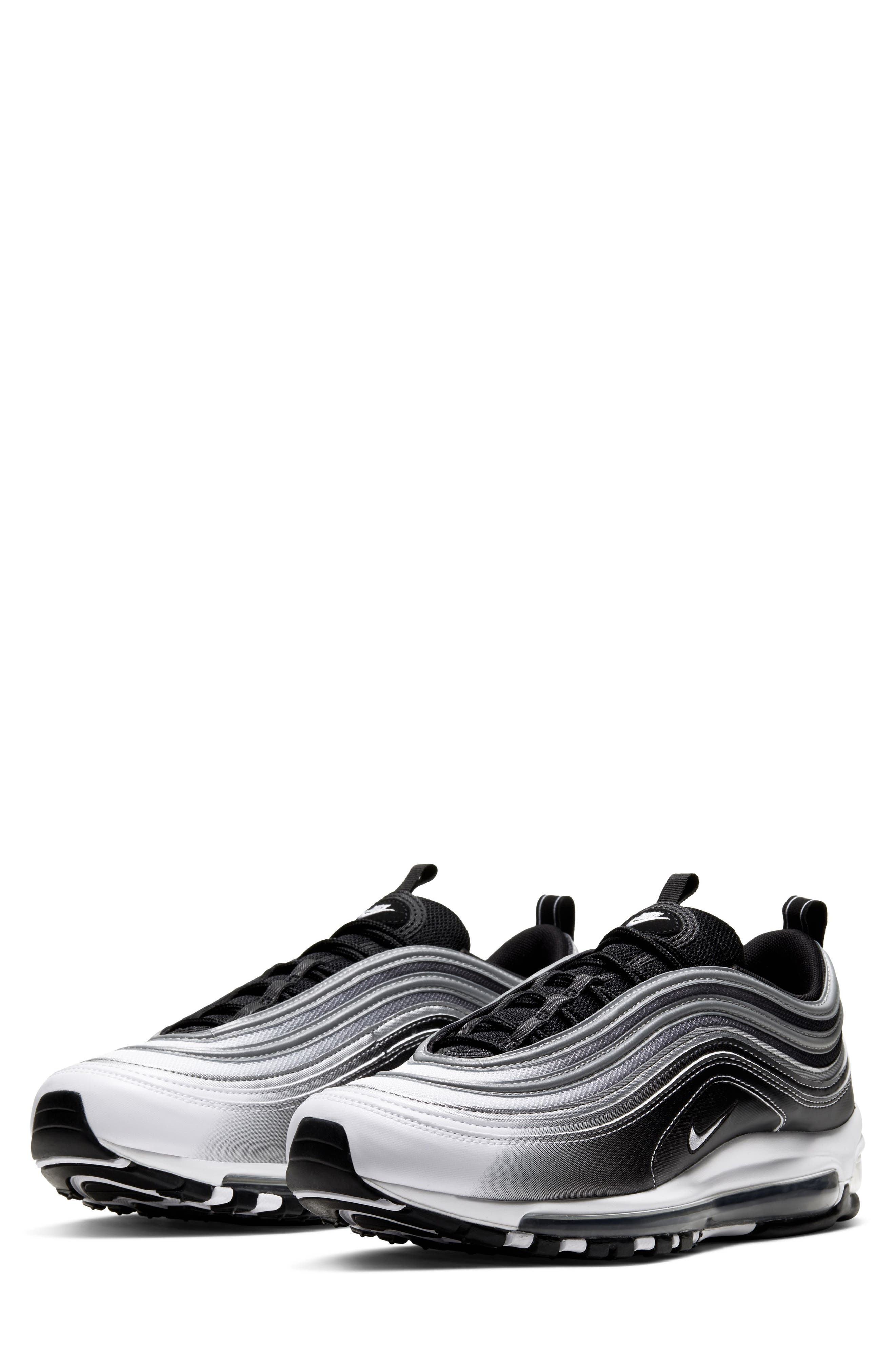 men's air max 97 black and white