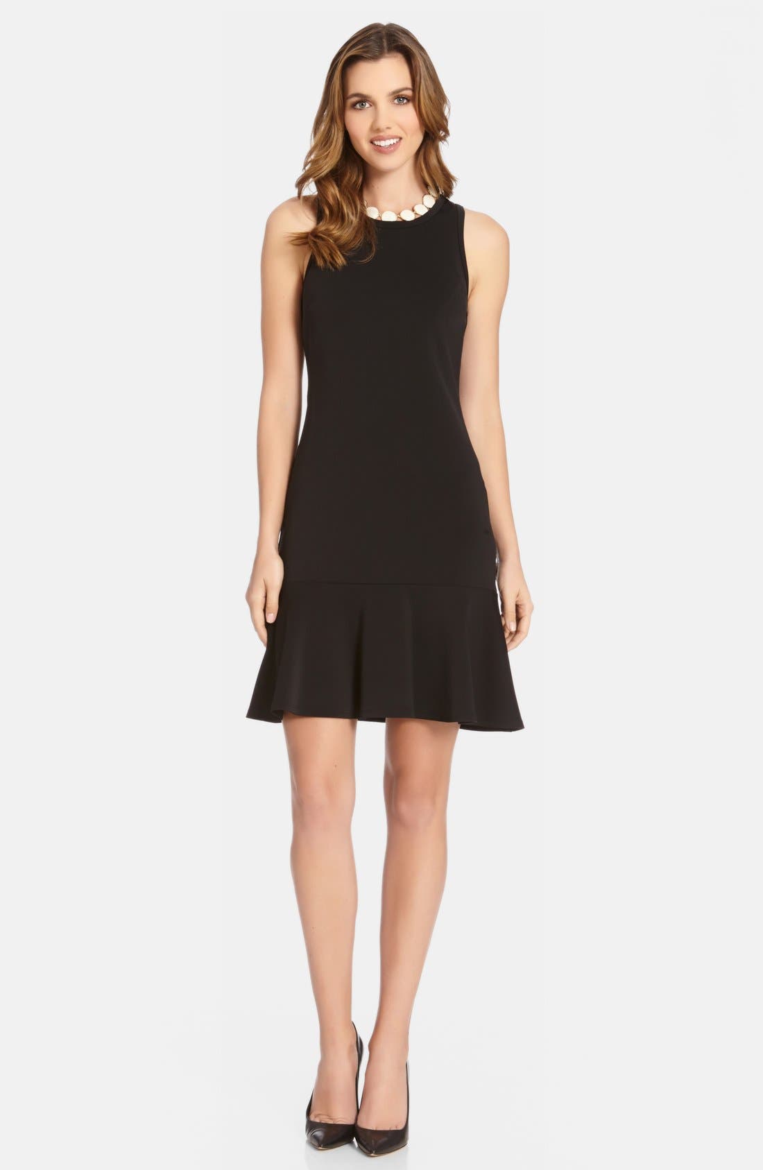 Karen Kane Scuba Knit Flirt Dress Nordstrom