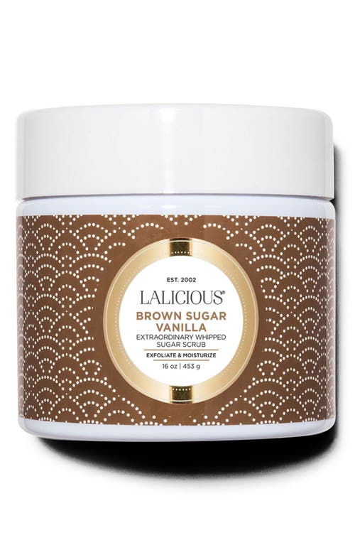 LALICIOUS Extraordinary Whipped Sugar Scrub in Sugar Brown Vanilla