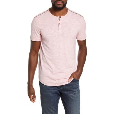 John Varvatos Star Usa Ryman Slub Henley, Red