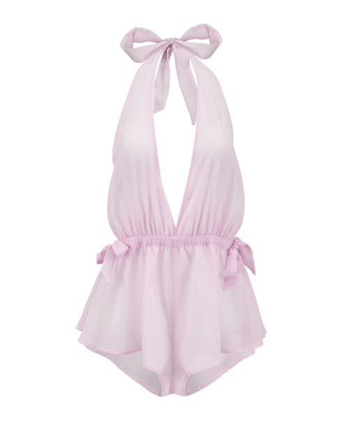Adore Me Merilyn Romper Lingerie In Light Purple