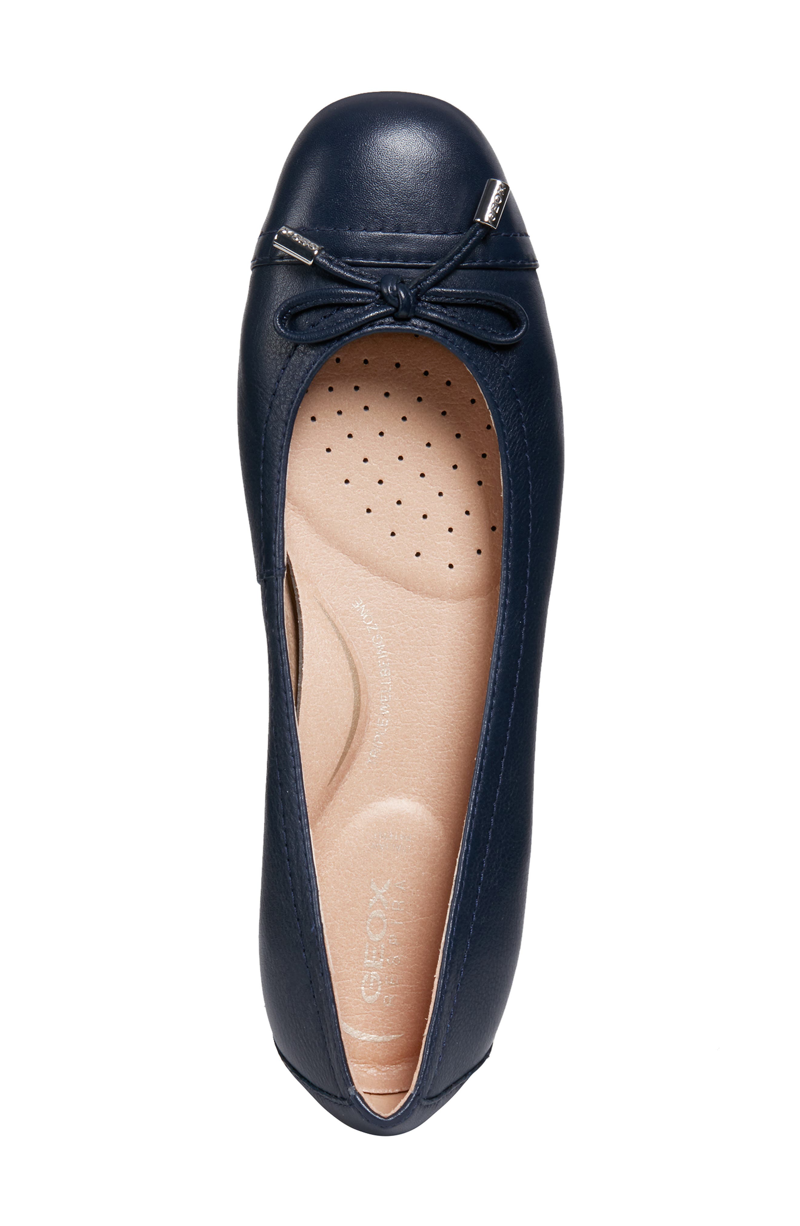 Geox Annytah A - Ballerines Femme En Cuir, Confortables Et Sans Lacets