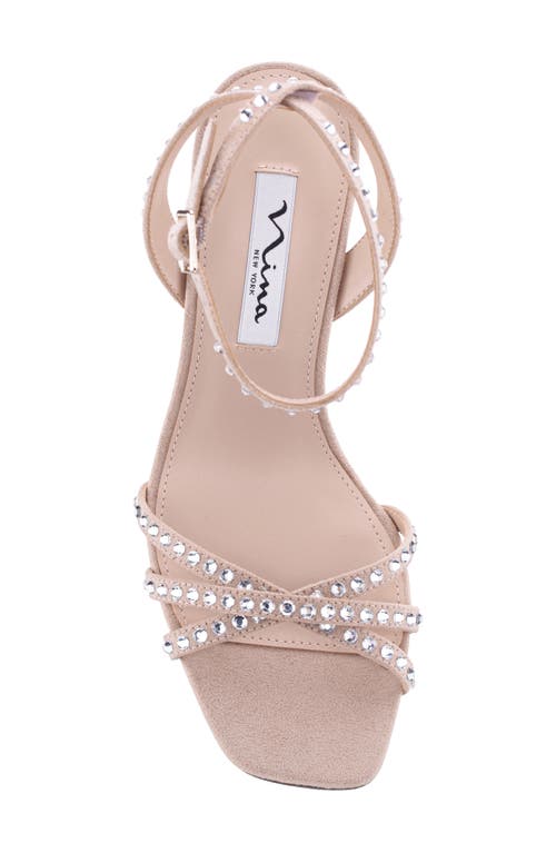 Nina Laura Ankle Strap Sandal In Alamo Tan