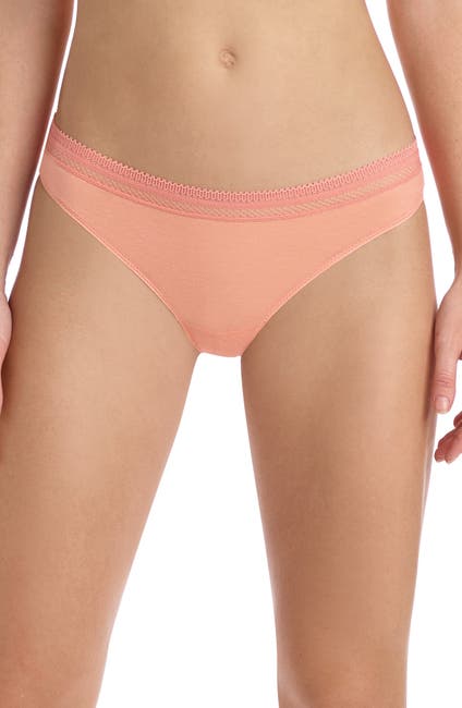 Image of Commando Lace Trim Thong Panty