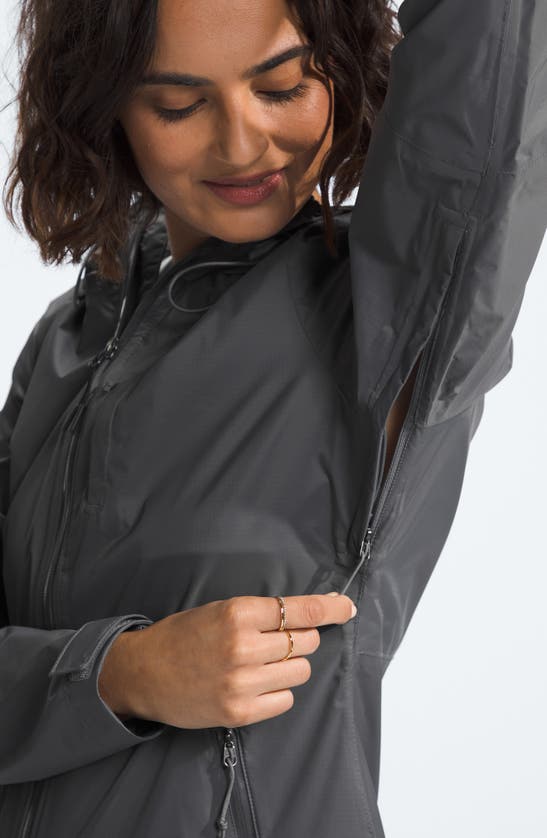 Shop The North Face Alta Vista Water Repellent Hooded Jacket In Smoked Pearl